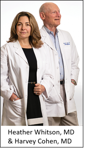 Photo of Drs. Heather Whitson and Harvey Cohen