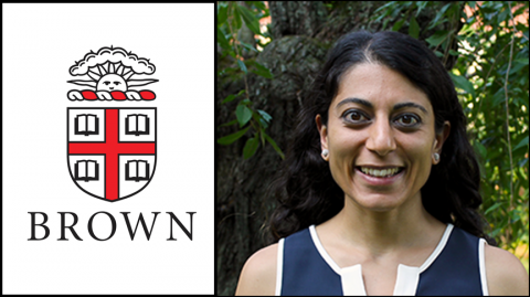 Picture of Dr. Owens and Brown University Logo